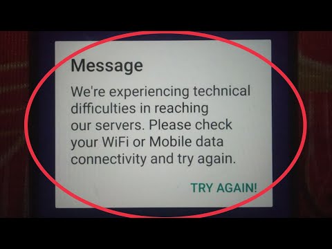 Fix We're experiencing