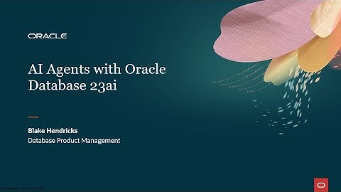 Building AI Agents with Model Context Protocol (MCP) and Oracle Database 23ai