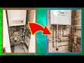 Gas combi  boiler step by step installation video (Ideal Logic Max 30).