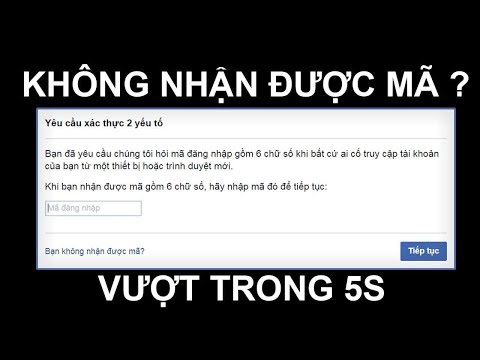 Vượt trình tạo mã trong 5s | Sửa lỗi không nhận được mã Facebook || Toàn Siêu Nhân | Foci