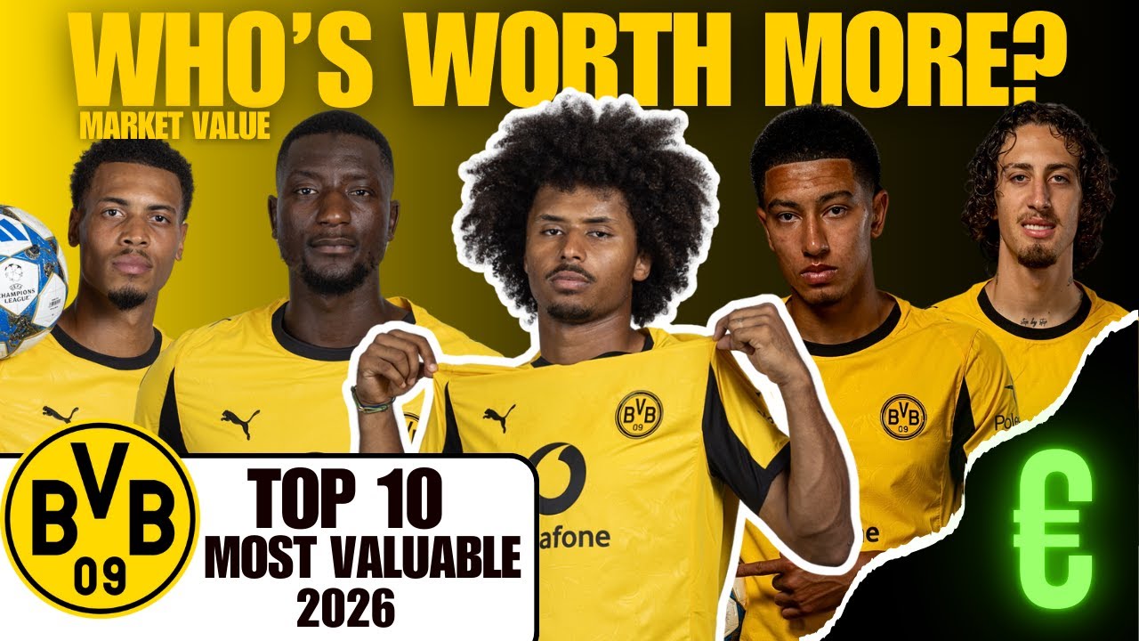 TOP 10 Most Valuable Borussia Dortmund Players! (2026 Market Value)