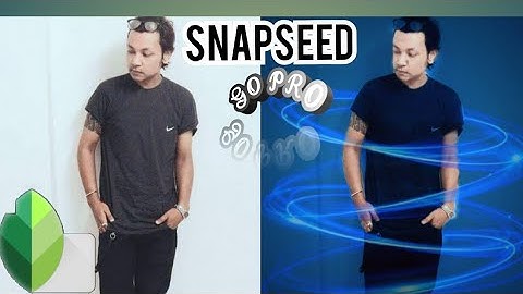 Snapseed Tutorial / Blue light effect editing tricks / Best mobile editing effect.