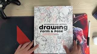 tomfoxdraw's anatomy for artists drawing form & pose ~ quick book flip