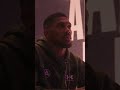 SERIOUS LOOKING ANTHONY JOSHUA ARRIVES AT KASEYA CENTRE FOR JAKE PAUL FIGHT NIGHT