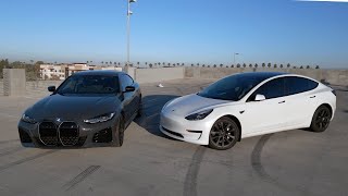 I Spent a Day with the BMW i4 and Model 3  Who Comes out on Top?