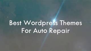WordPress Themes For Auto Repair