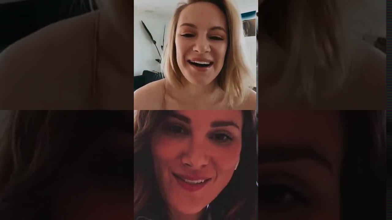 Danielle and Stefania Instagram live 13/1/21