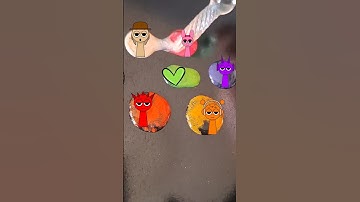 Satisfying Sprunki colors 👌 😍 #shorts #watercolor #sprunki #incredibox #colormixing #satisfying