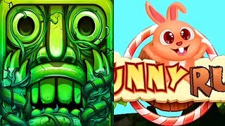 Temple Run 2 Lost Jungle VS Bunny Run Android iPad iOS Gameplay HD screenshot 2