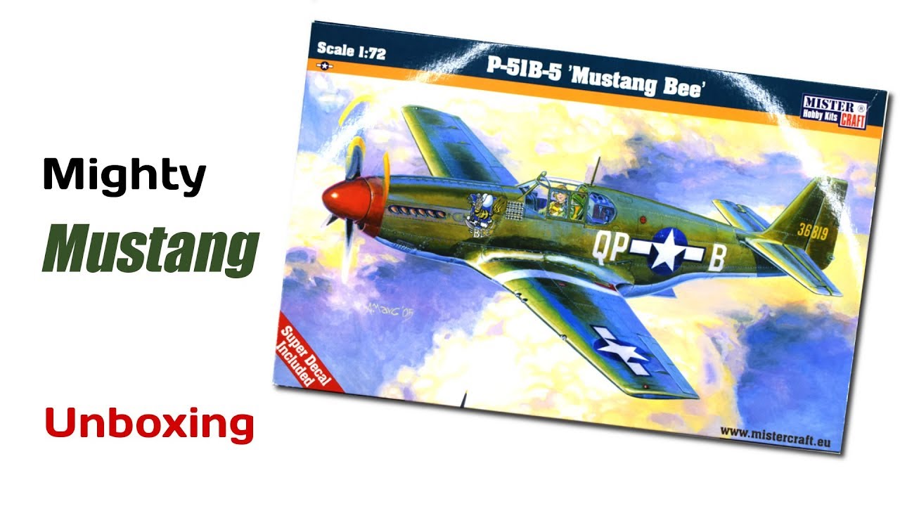 Mighty Mustang! Unboxing the Mistercraft P51-B Mustang in 1/72