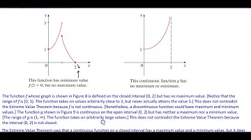 Math 1A 4.2 The Extreme Value Theorem, Fermat’s Theorem, and Definition of a Critical Number