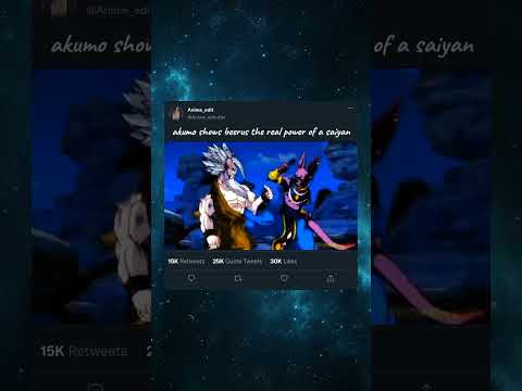 Akumo shows beerus the real power of saiyan #dragoball #anime #redballsuperrun #millionviews #viral