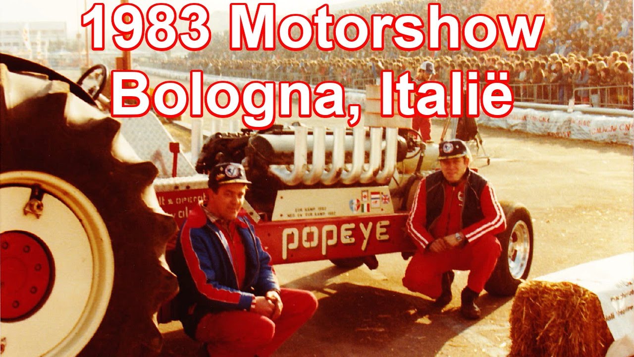 1983 Tractorpulling demo Motorshow Bologna Italy