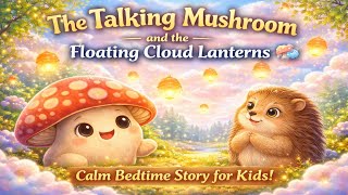 The Talking Mushroom and the Floating Cloud Lanterns Calm Bedtime Story for Kids Relaxing Fantasy