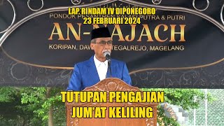 TUTUPAN PENGAJIAN JUM'AT 23 FEBRUARI 2024 (LAP. RINDAM IV DIPONEGORO MAGELANG)