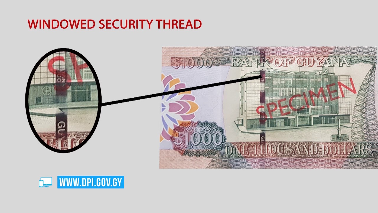 Upgraded $1000 notes carry new safety features