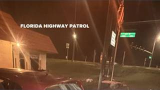 FHP: Woman with kids in car crashed into building, then patrol car