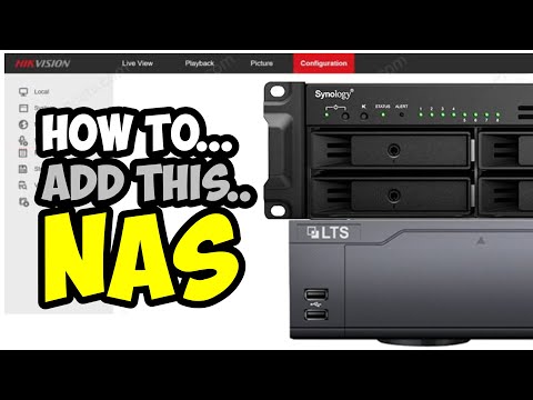 How to add Synology NAS to DVR or NVR (Hikvision, LTS, etc.)
