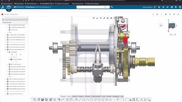 xDesign Animation - Fishing Reel Mechanism: View 5