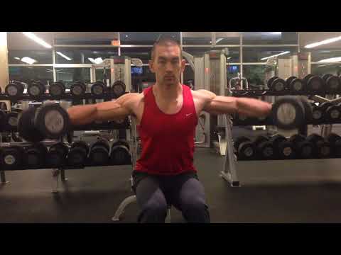 SEATED DUMBBELL LATERAL RAISE - SEATED DUMBBELL LATERAL RAISE