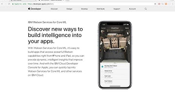 Train Machine Learning model with IBM Watson, Core ML, Swift : Intro + Promo