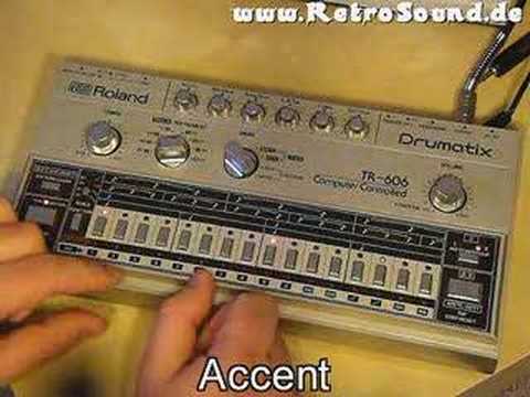 Roland TR-606 "Drumatix" Analogue Drum Machine