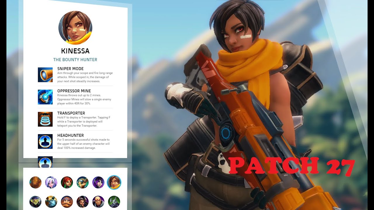Paladins Gameplay: Kinessa Patch 27