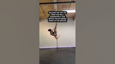 How to do a Side Superman// Pole Dance Tutorial #poledance #polefitness