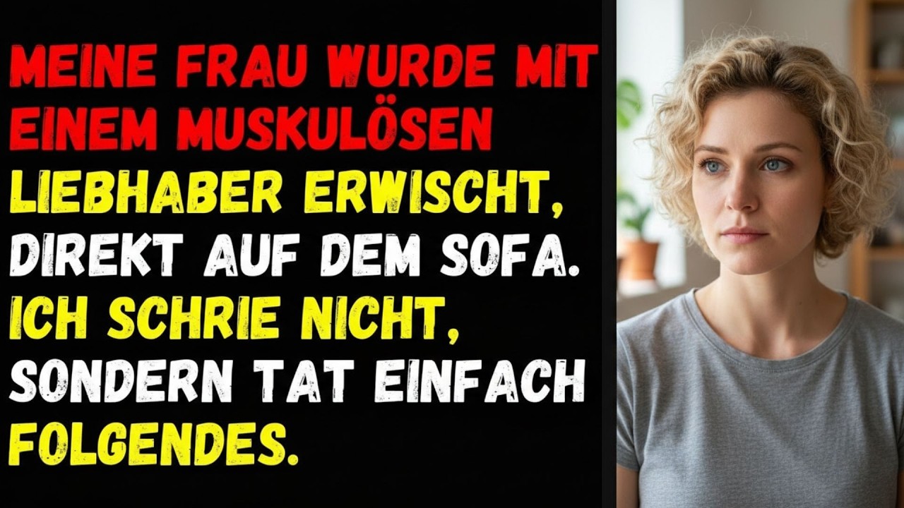 🦋Meine Frau wurde mit einem muskulösen Liebhaber erwischt, direkt auf dem Sofa🦋