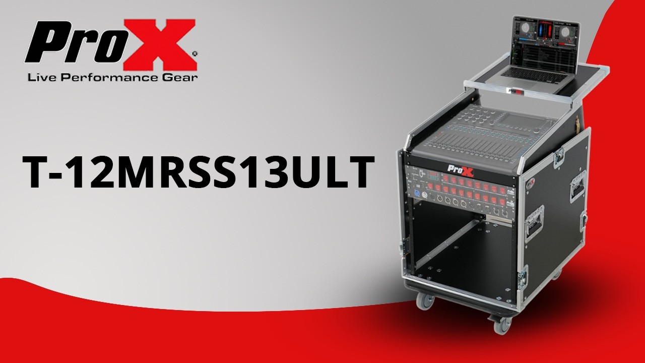 ProX T-12MRSS13ULT 13U Top Mixer Audio Console DJ 12U Front Rack