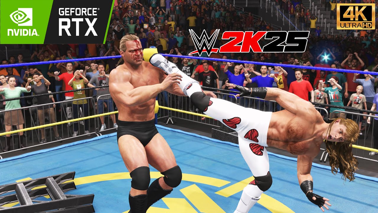 WWE 2K25: Shawn Michaels vs Lex Luger - LADDER MATCH – Only One Can Climb!   (4K60fps)