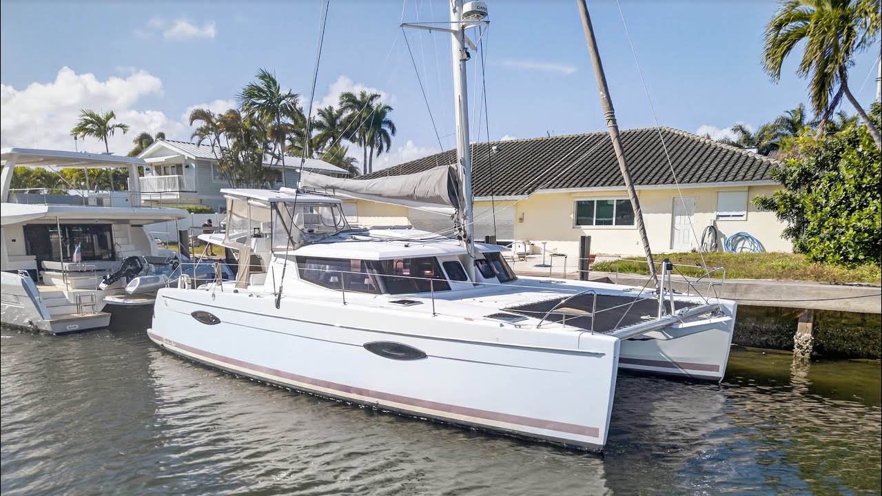 ⁣Video Tour of “Monseas” a 2014 Fountaine Pajot Helia 44 Maestro Owner’s Version