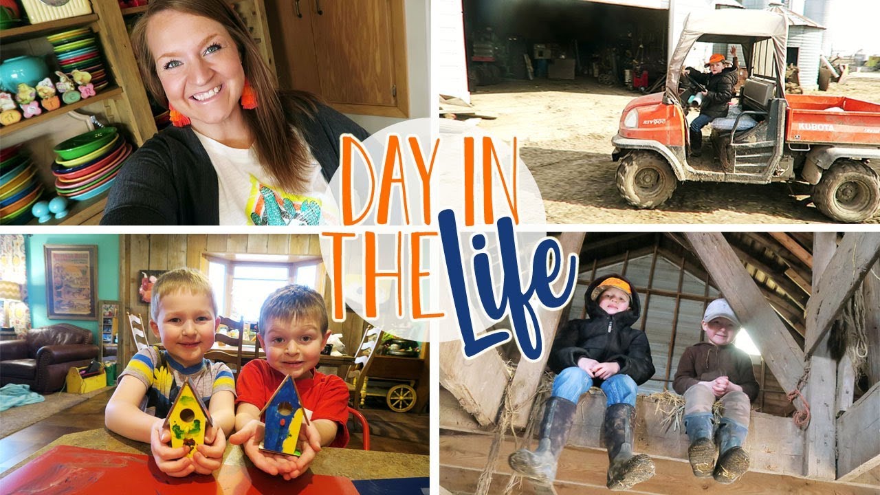 Day In The Life Vlog of a Stay at Home Mom | Farm Life - YouTube