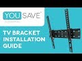 Tv wall bracket installation guide  the yousave accessories easy to follow wall mount tutorial