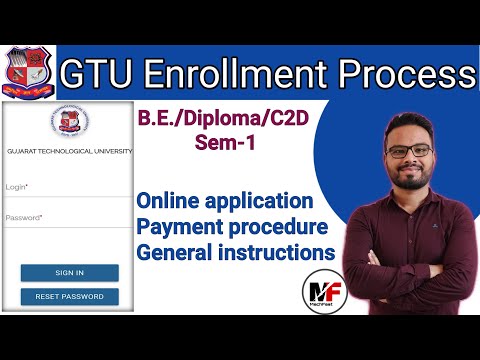 GTU Enrollment Process 2021-22| Online Enrollment form for 1st Sem students| degree| diploma| C2D