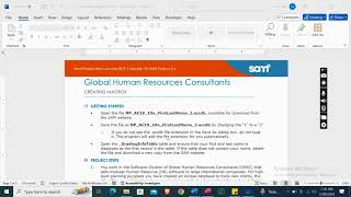 Access 2019 | Module 10: SAM Project 1a Global Human Resources Consultants #newperspectives
