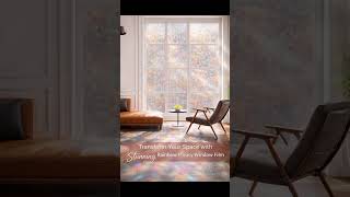 Transform Your Home with Stunning Rainbow Privacy Window Film 🌈✨ | Luxury Window Decor Ideas