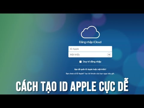 Hướng dẫn tạo  ID Apple