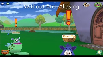 Toontown Anti-Aliasing Test