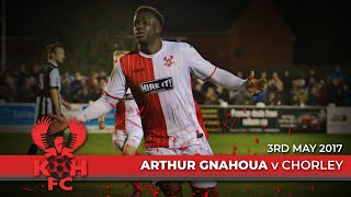 Chorley 0-1 Harriers 03/05/17: Arthur Gnahoua goal