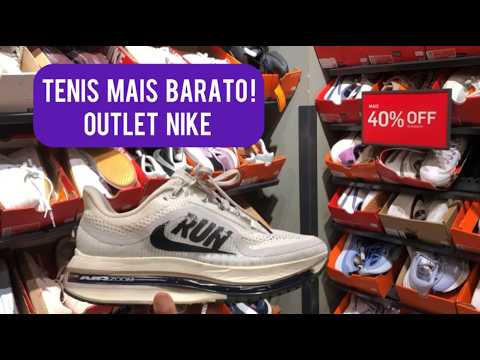 PROMOÇÃO NA OUTLET NIKE - 40% DE DESCONTO- TÊNIS DE CORRIDA - TÊNIS CASUAL - TÊNIS DE SKATE