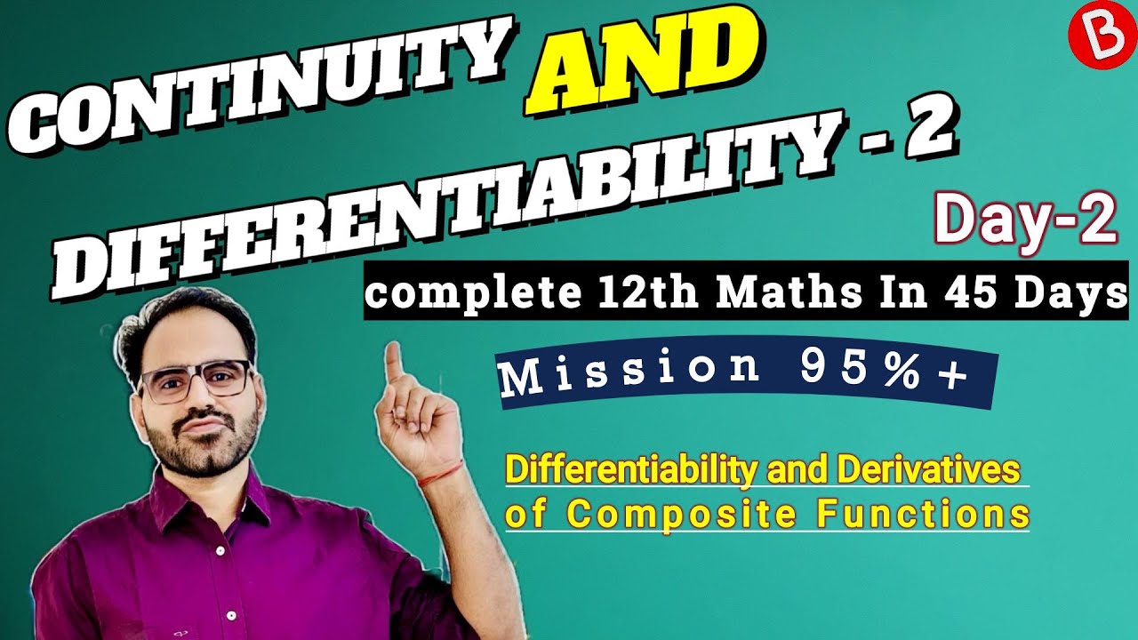 Master Continuity and Differetiability Class 12 Maths Chapter 5 | Lec 2 ...