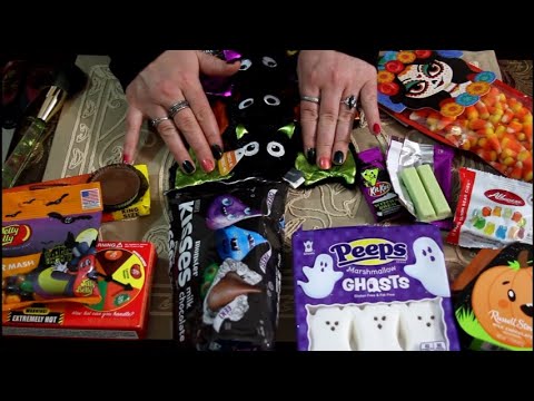 ASMR Spooky Halloween Candy Crinkles!