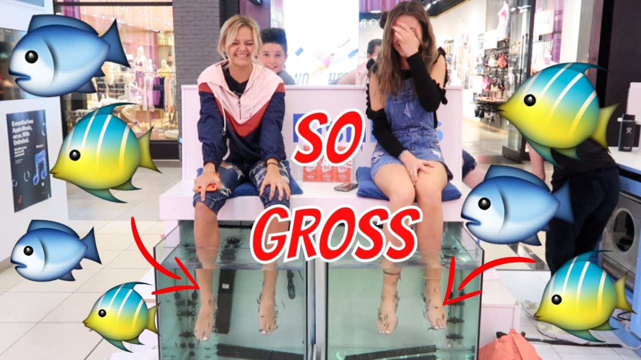 FIRST 🐠 FISH 🐠 PEDICURE | THE LEROYS