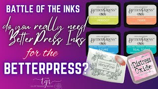 What Inks Work In The BetterPress? Can You Use Other Ink Pads? I Test Lots Of Different Inks To See!