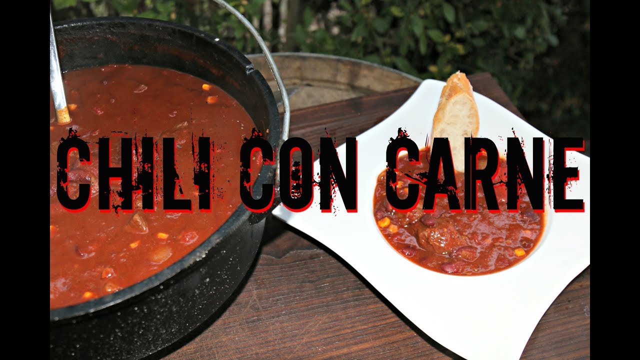 Chili con Carne - rustikal -  aus dem Dutch Oven