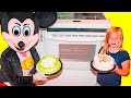 Assistant Cake Making Contest with Mickey Mouse  and Minnie Mouse
