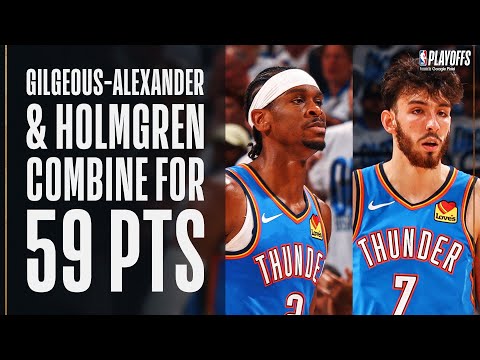 Shai Gilgeous-Alexander & Chet Holmgren GO OFF In Game 2! 👀