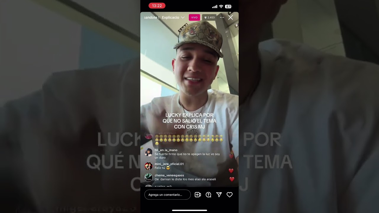 Lucky brown le tira a cris mj por canci&oacute;n Pensandote #shorts #youtubeshorts #shortvideo #viralvideo