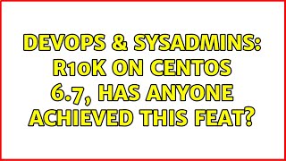 Celebrity DevOps & SysAdmins: r10k on CEntOS 6.7, has anyone achieved this feat? (2 Solutions!!) Net Worth